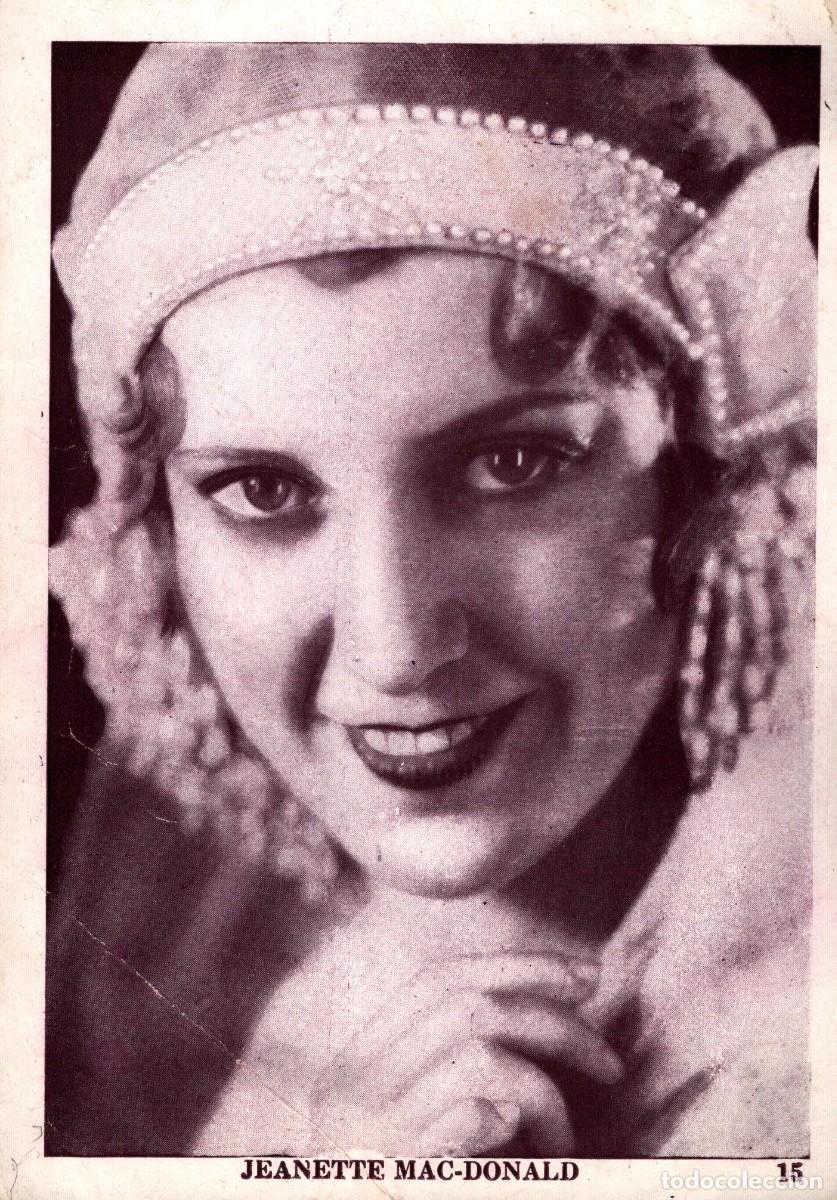 Cine: jeanette mac-donald 12x17 ctms.