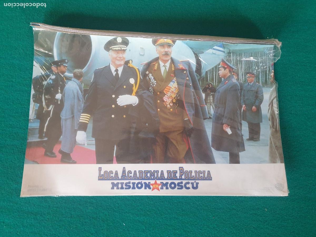 Cinema: LOCA ACADEMIA DE POLICIA, MISION EN MOSCU - SET COMPLETO 12 FOTOCROMOS