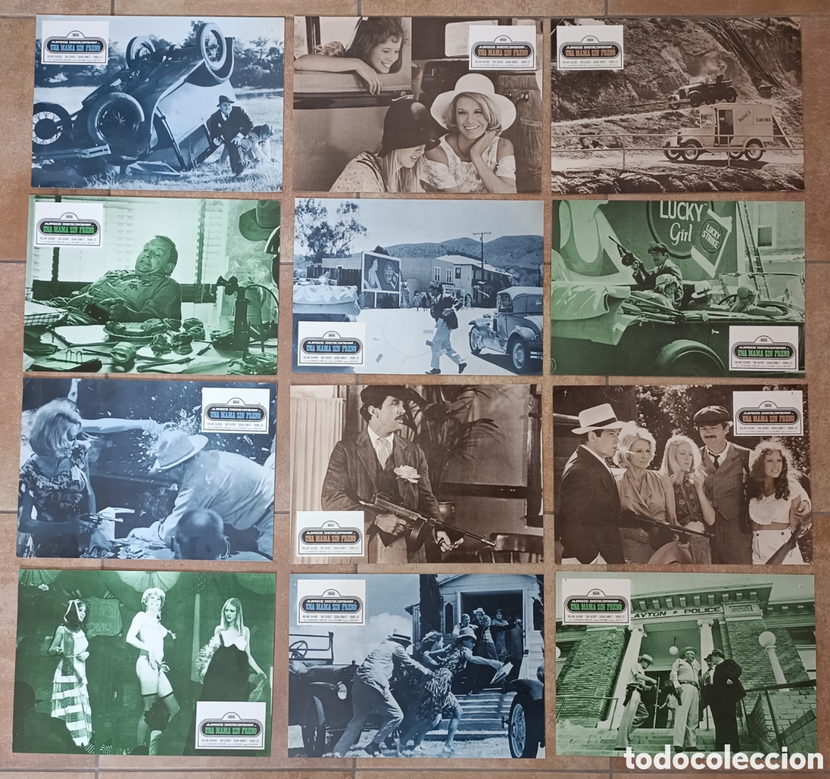 Kino: UNA MAMA SIN FRENO COMPLETO 12 FOTOCROMOS ORIGINALES