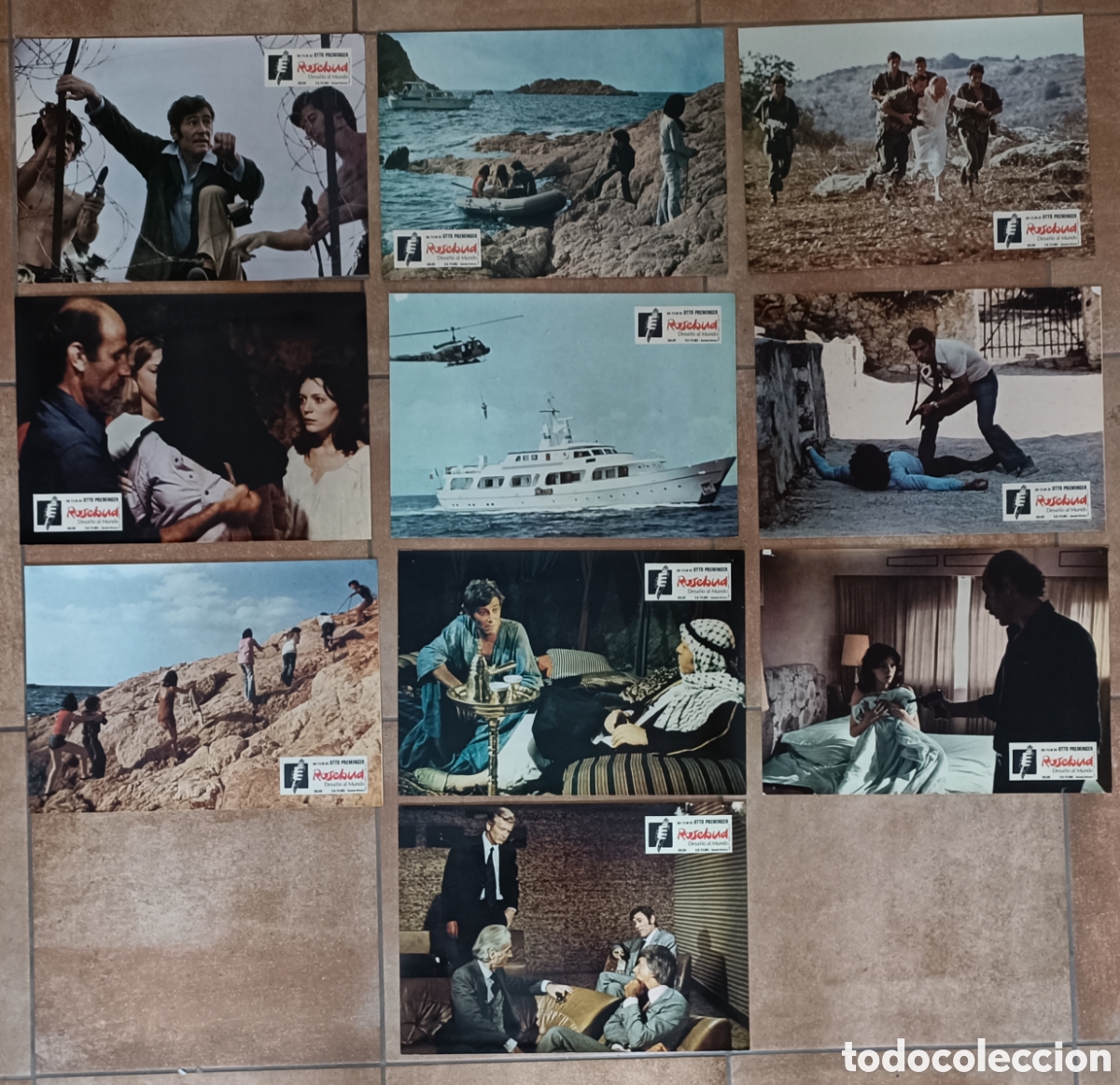 Kino: ROSEBUD 11 COMPLETO FOTOCROMOS Y POSTER F17