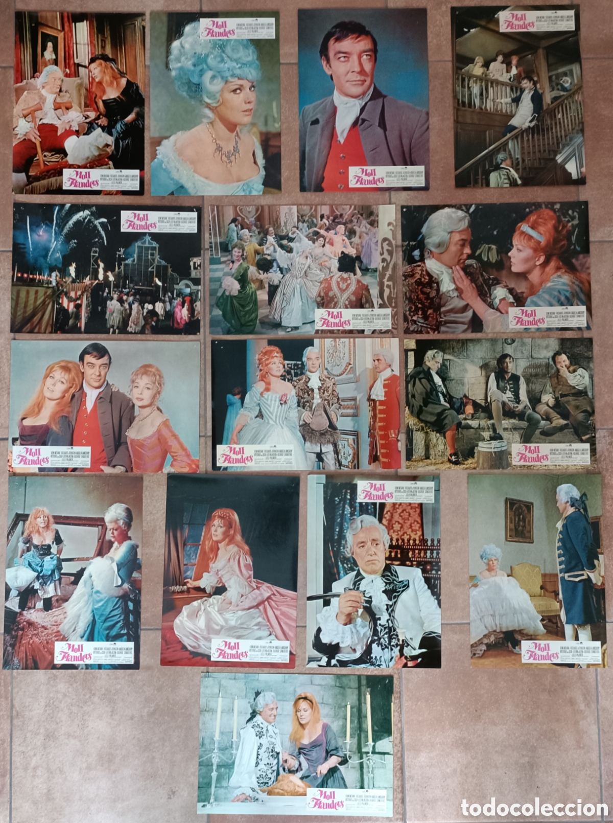 Kino: MOLL FLANDERS COMPLETA 15 FOTOCROMOS ORIGINALES F19