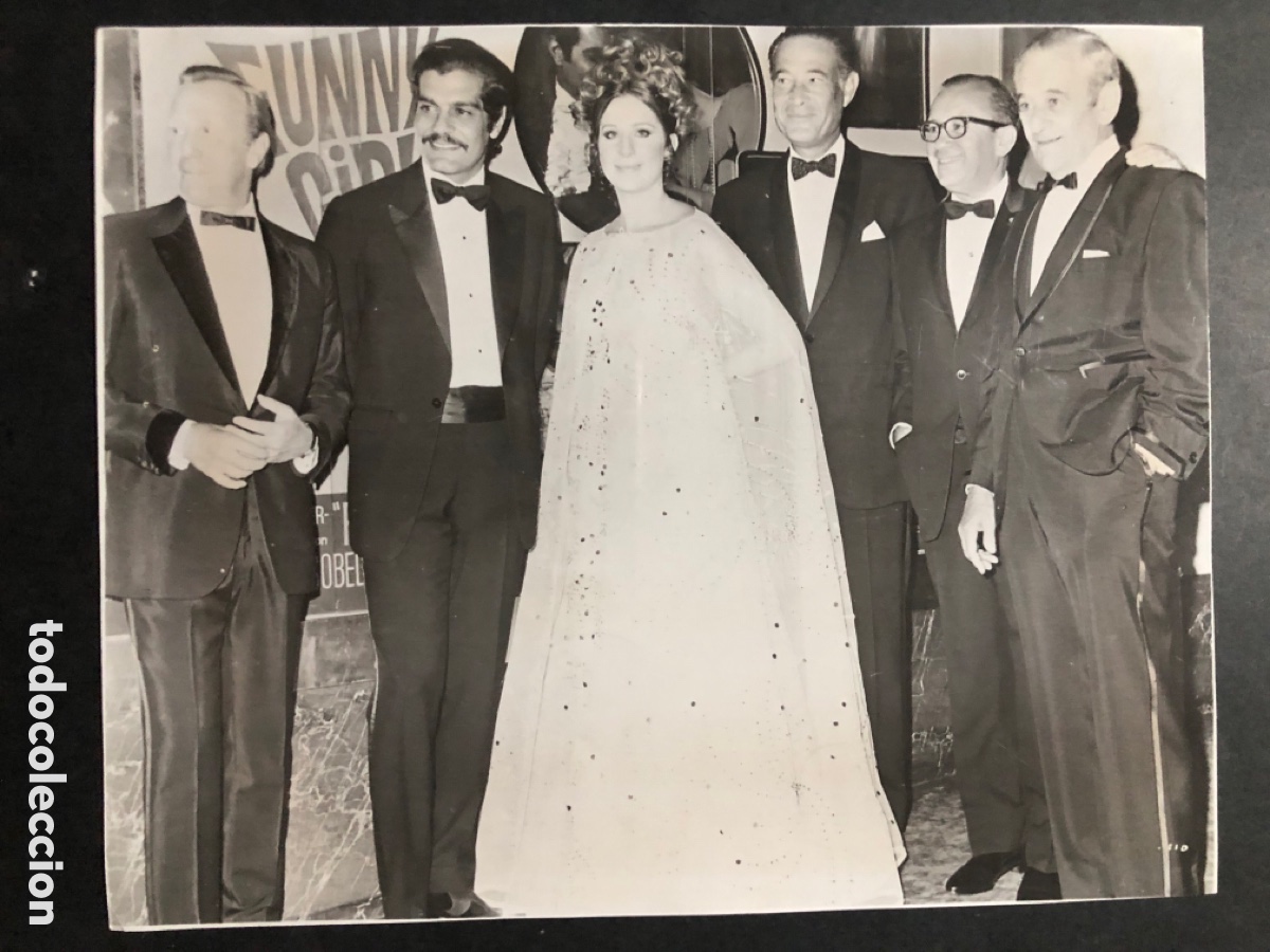 Cine: Foto original estreno funny girl barbra Streisand omar sharif william wyler 19 x 24 cm