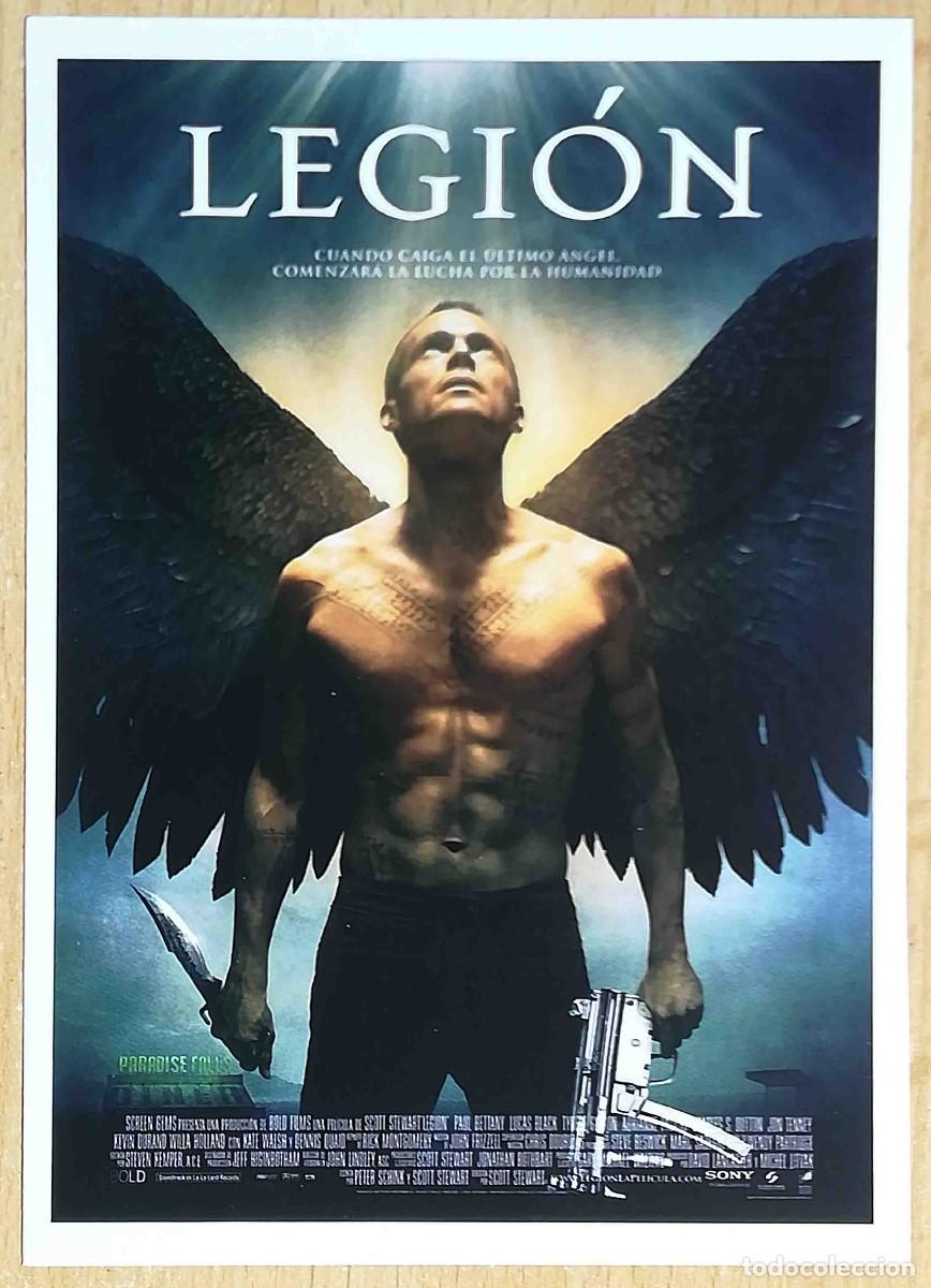 Cine: Legi&oacute;n. Scott Stewart 2010 (Paul Bettany, Dennis Quaid, Lucas Black) Programa de mano revista acci&oacute;n