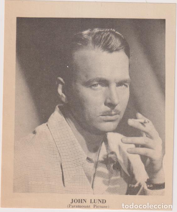 Kino: John Lund. Foto-cromo de Paramount Picture