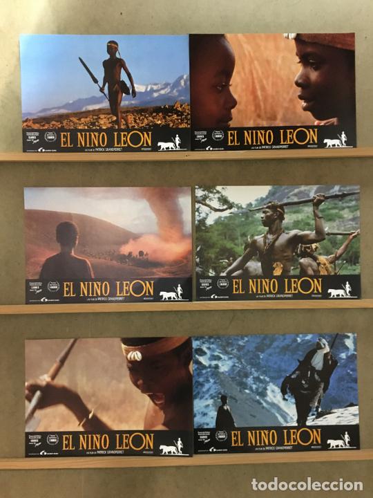 Cinema: SCDO 943 EL NI&Ntilde;O LEON PATRICK GRANDPERRET SET 6 FOTOCROMOS ORIGINAL ESTRENO
