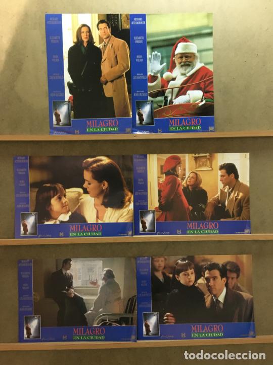 Cinema: SCDO 983 MILAGRO EN LA CIUDAD DYLAN MCDERMOTT SET 6 FOTOCROMOS ORIGINAL ESTRENO