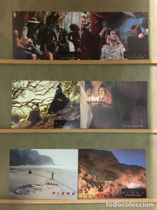 Cine: SCDO 1013 EL PIANO HARVEY KEITEL HOLLY HUNTER SET 6 FOTOCROMOS ORIGINAL ALEMAN