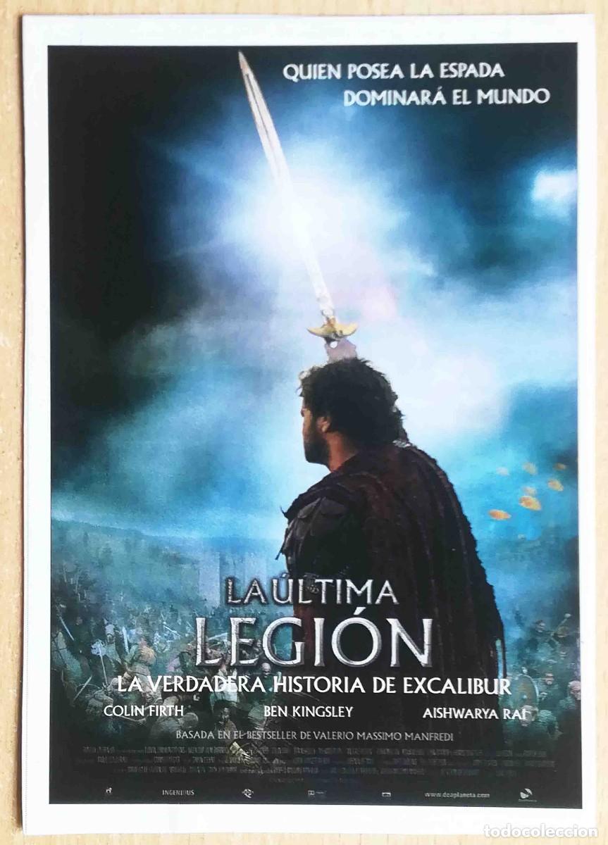 Cine: La &uacute;ltima legi&oacute;n. Doug Lefler, 2007 (Colin Firth, Ben Kingsley) Programa de mano revista acci&oacute;n