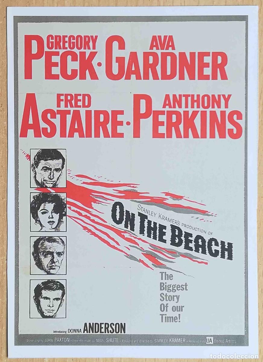 Cine: La hora final. Stanley Kramer 1959 (Gregory Peck, Ava Gardner) Programa de mano revista acci&oacute;n