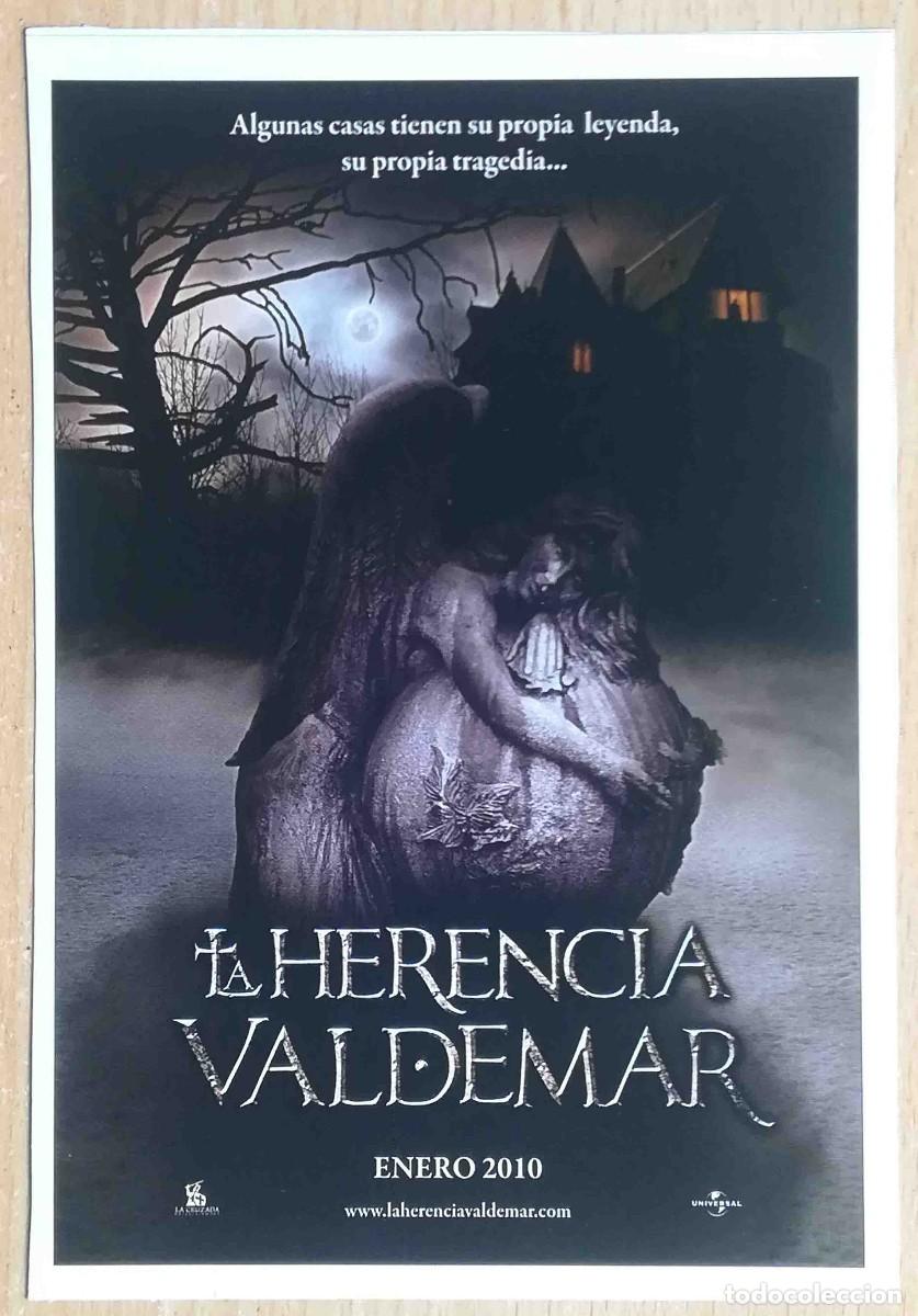 Cine: La herencia Valdemar. J.L. Alem&aacute;n 2010 (Daniele Liotti, Laia Marull) Programa de mano revista acci&oacute;n