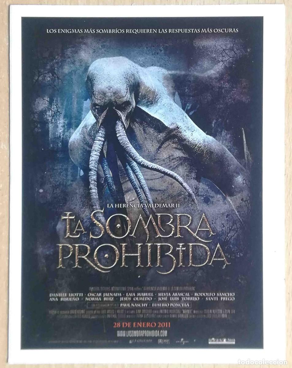 Cine: La herencia Valdemar II La sombra prohibida (Jos&eacute; Luis Alem&aacute;n, 2010) Programa de mano revista acci&oacute;n