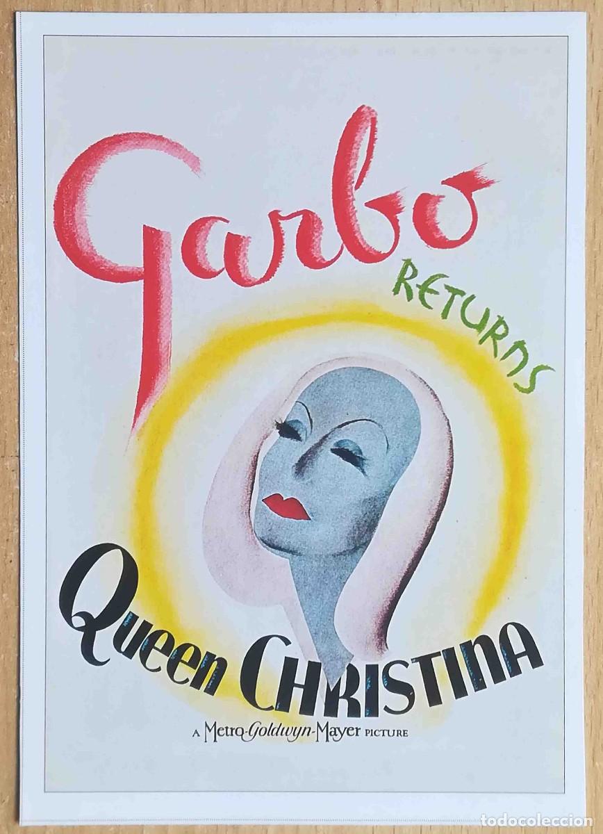 Cine: La reina Cristina de Suecia. 1933 (Greta Garbo, John Gilbert) Programa de mano revista acci&oacute;n