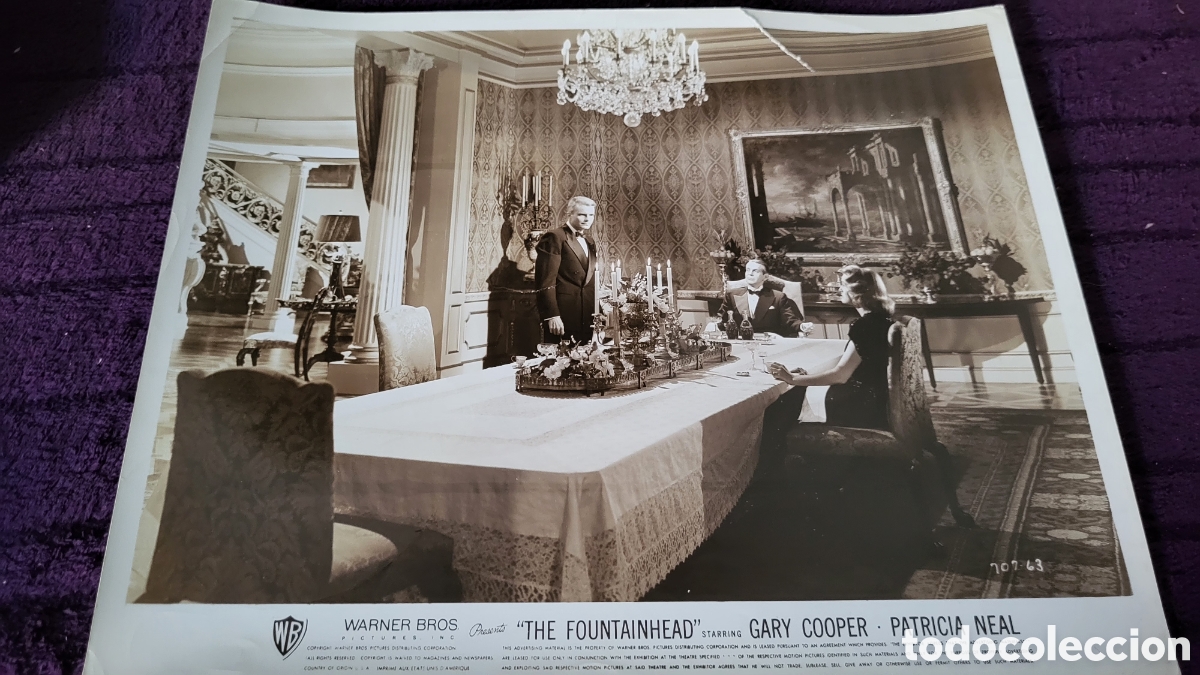 Cinema: Fotograf&iacute;a antigua actores de Cine The Fountainhead