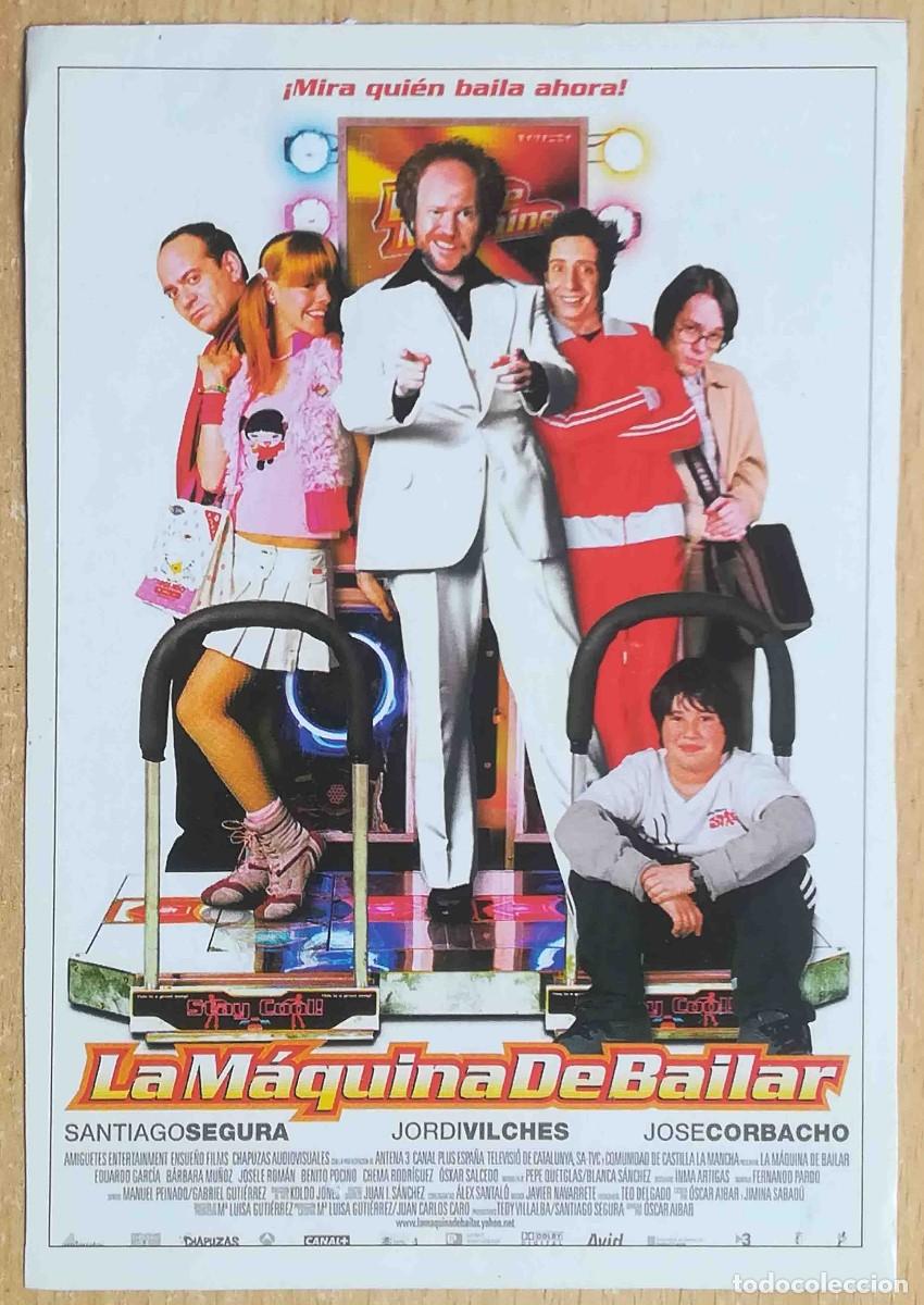 Cine: La m&aacute;quina de bailar. 2006 (Santiago Segura, Jordi Vilches) Programa de mano revista acci&oacute;n