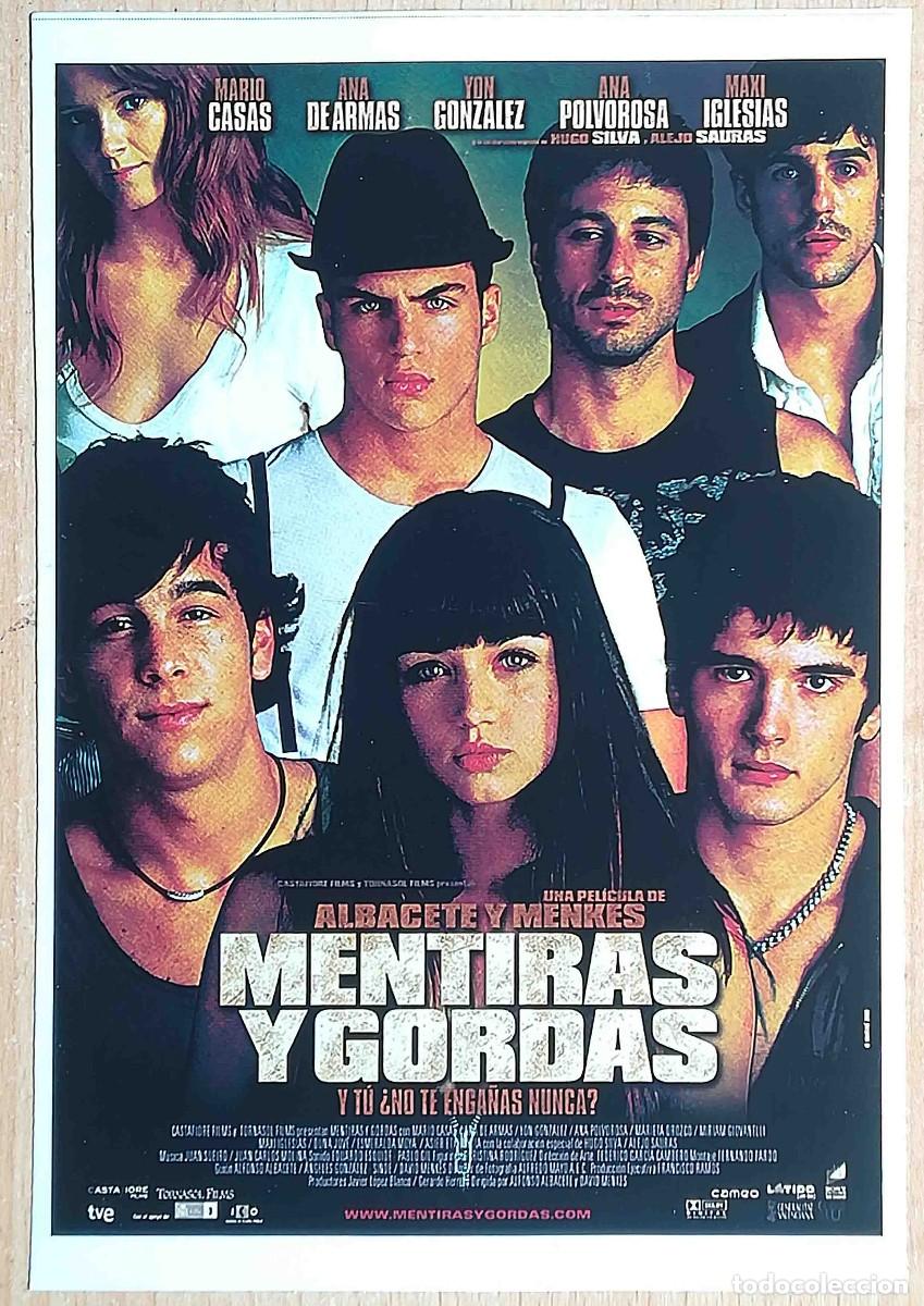 mentiras y gordas. 2009 (mario casas, ana de ar - Compra venta en  todocoleccion