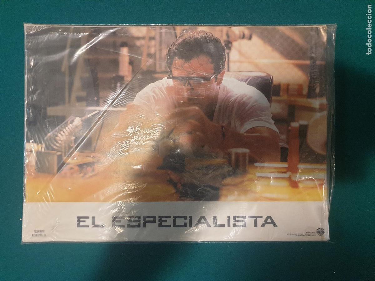 Cinema: EL ESPECIALISTA SHARON STONE SYLVESTER STALLONE SET 8 FOTOCROMOS
