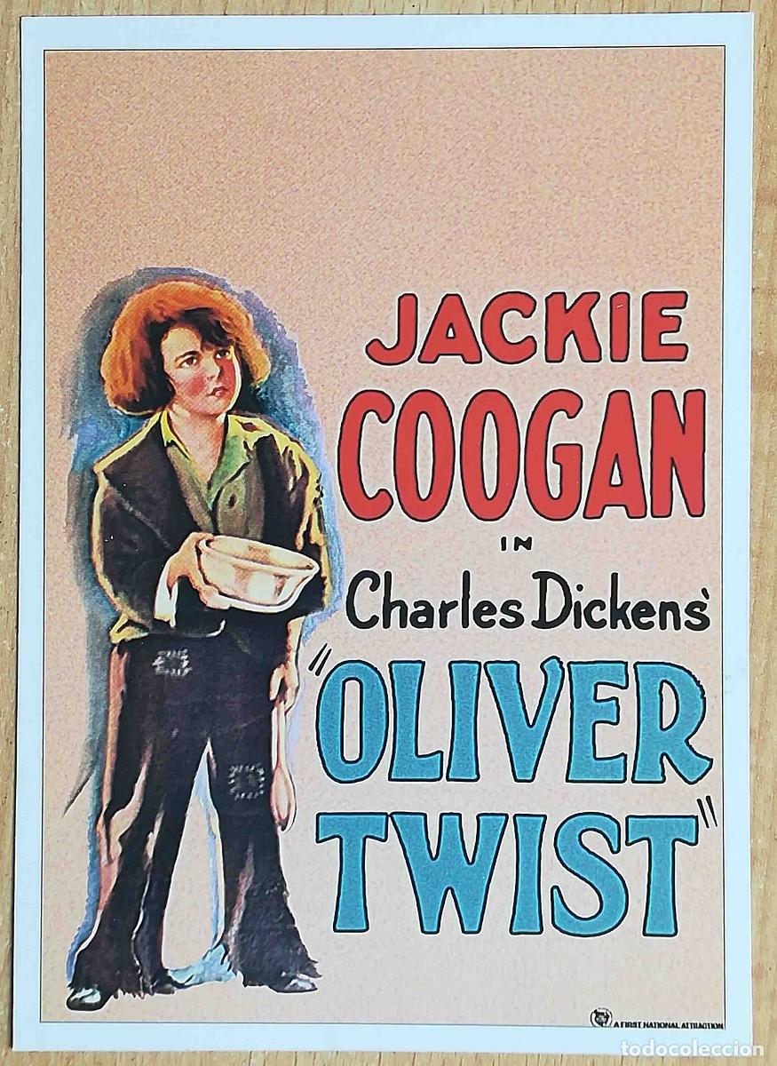 Cine: Oliver Twist. Frank Lloyd, 1922 (Jackie Coogan, James A. Marcus) Programa de mano revista acci&oacute;n