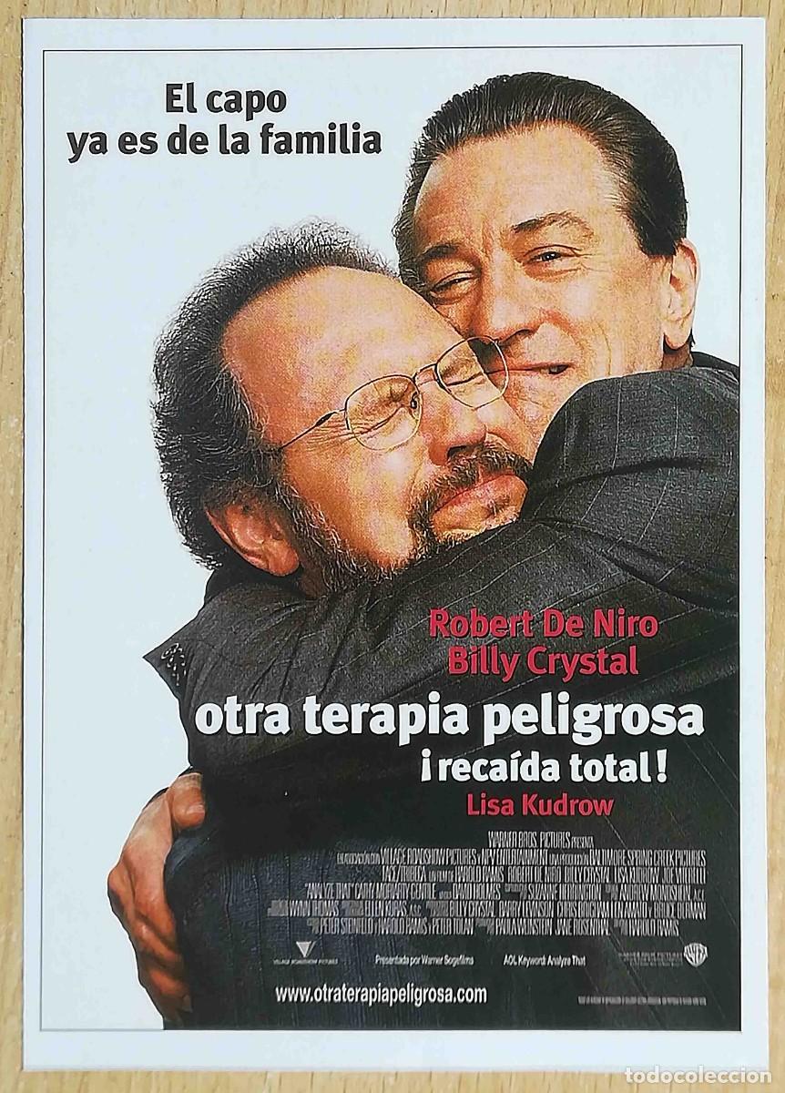 Cine: Otra terapia peligrosa. Recaida 2002 (Robert De Niro, Billy Crystal) Programa de mano revista acci&oacute;n