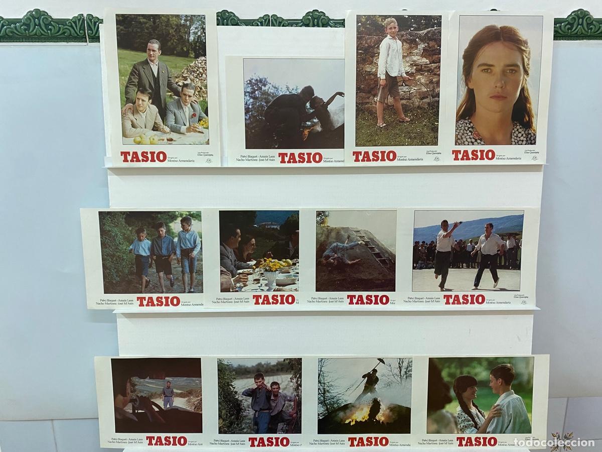 Kino: TASIO. Amaia Lasa, Patxi Bisquert, Jose Maria Asin. 12 FOTOCROMOS ORIGINALES