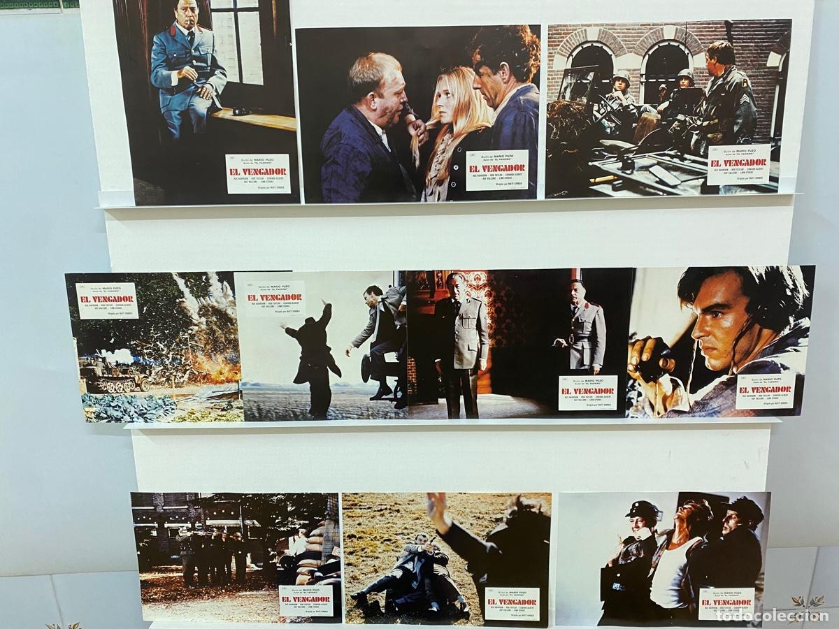 Cinema: EL VENGADOR. REX HARRISON, ROD TAYLOR, EDWARD ALBERT, RAF V. A&Ntilde;O 1982. 10 FOTOCROMOS ORIGINALES