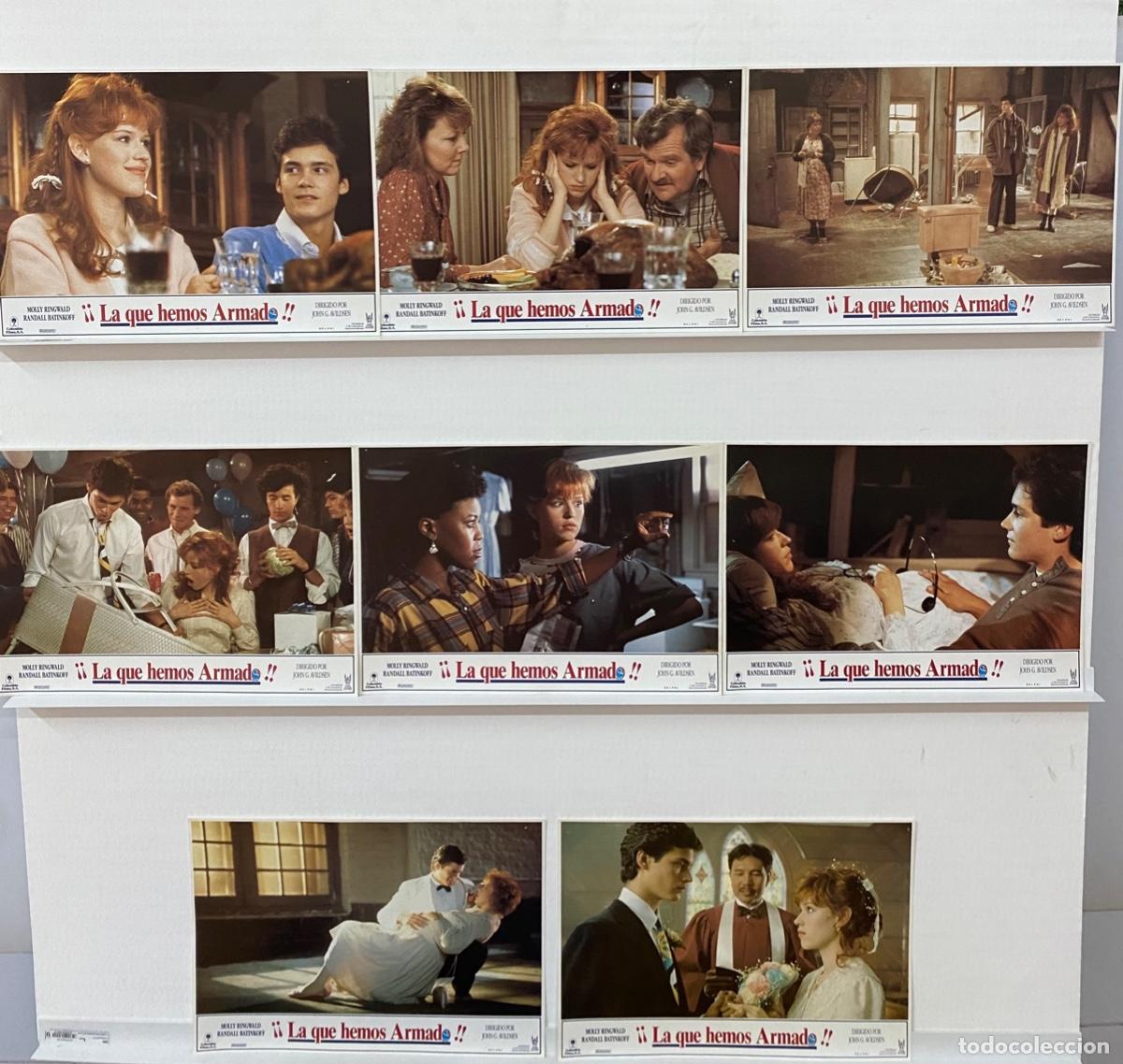 Kino: LA QUE HEMOS ARMADO. Molly Ringwald, Randall Batinkoff, Kenneth Mars. 8 FOTOCROMOS ORIGINALES