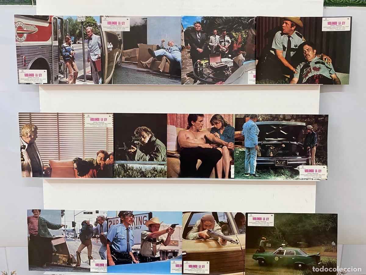 Kino: VIOLANDO LA LEY. EDDIE ALBERT, LONNY CHAPMAN, WILL GEER. 12 FOTOCROMOS ORIGINALES