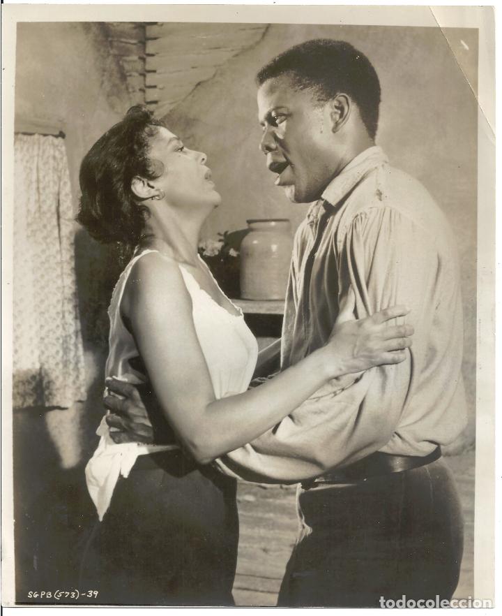Cin&eacute;ma: F34296 DOROTHY DANDRIDGE SIDNEY POITIER PORGY AND BESS FOTO B/N ORIGINAL AMERICANA