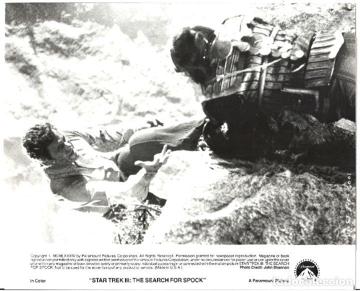 Cine: F34345 WILLIAM SHATNER CHRISTOPHER LLOYD STAR TREK 3 EN BUSCA DE SPOCK FOTO BN ORIGINAL AMERICANA