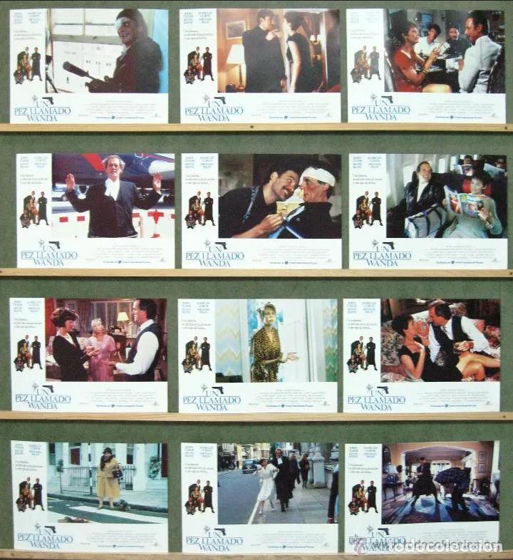 Cinema: ABV21 UN PEZ LLAMADO WANDA JOHN CLEESE SET COMPLETO 12 FOTOCROMOS ORIGINAL ESTRENO