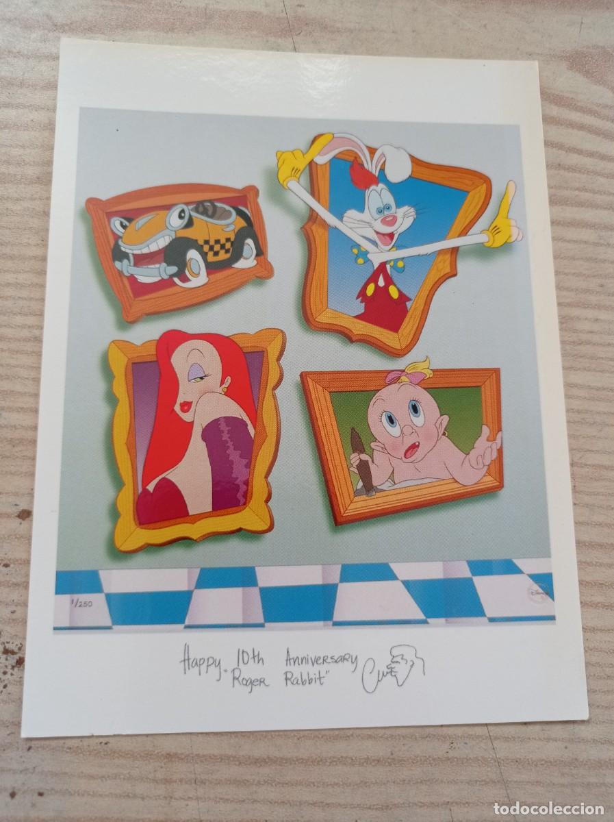 Cinema: Postal Postcard Roger Rabbit - Walt Disney