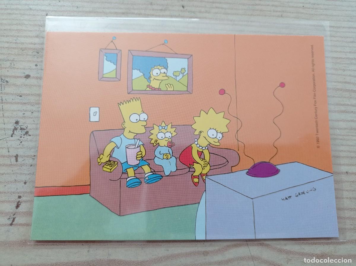Cine: Postal Postcard The Simpsons - 1992 07