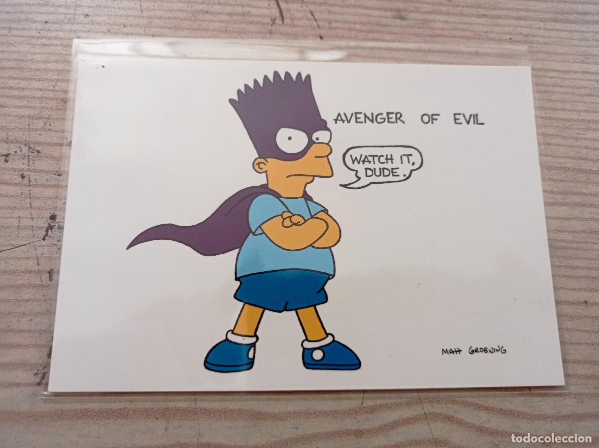 Cine: Postal Postcard The Simpsons - 1990 08