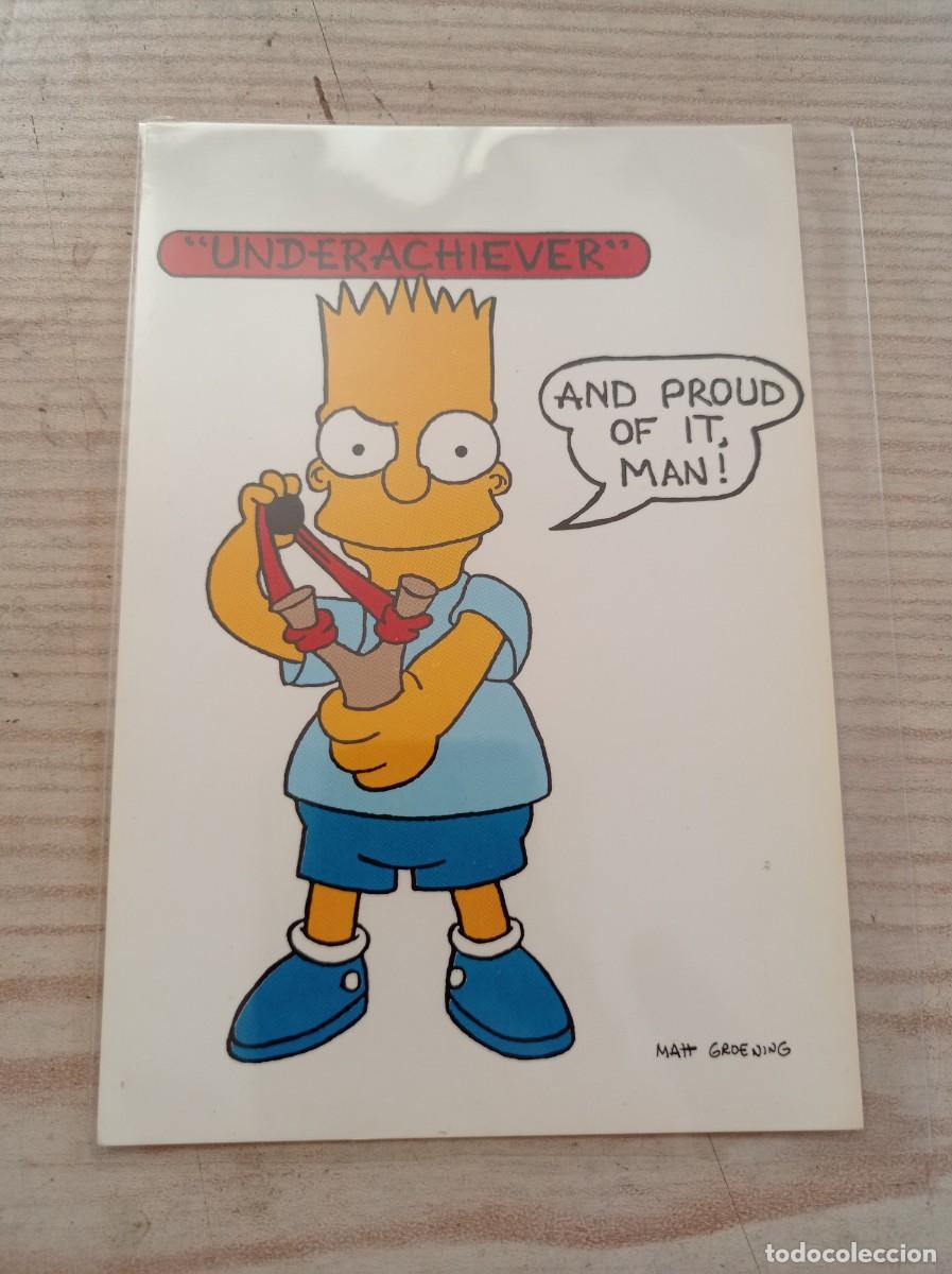 Cine: Postal Postcard The Simpsons - 1990 13