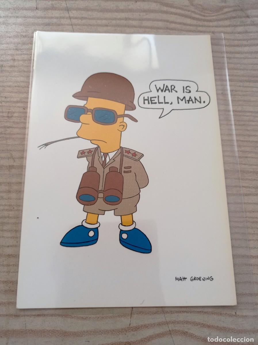 Cine: Postal Postcard The Simpsons - 1990 16