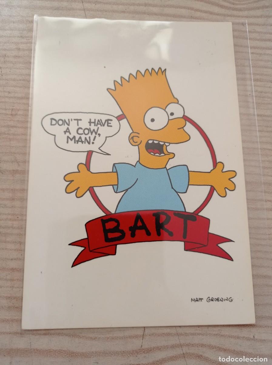 Cine: Postal Postcard The Simpsons - 1990 18