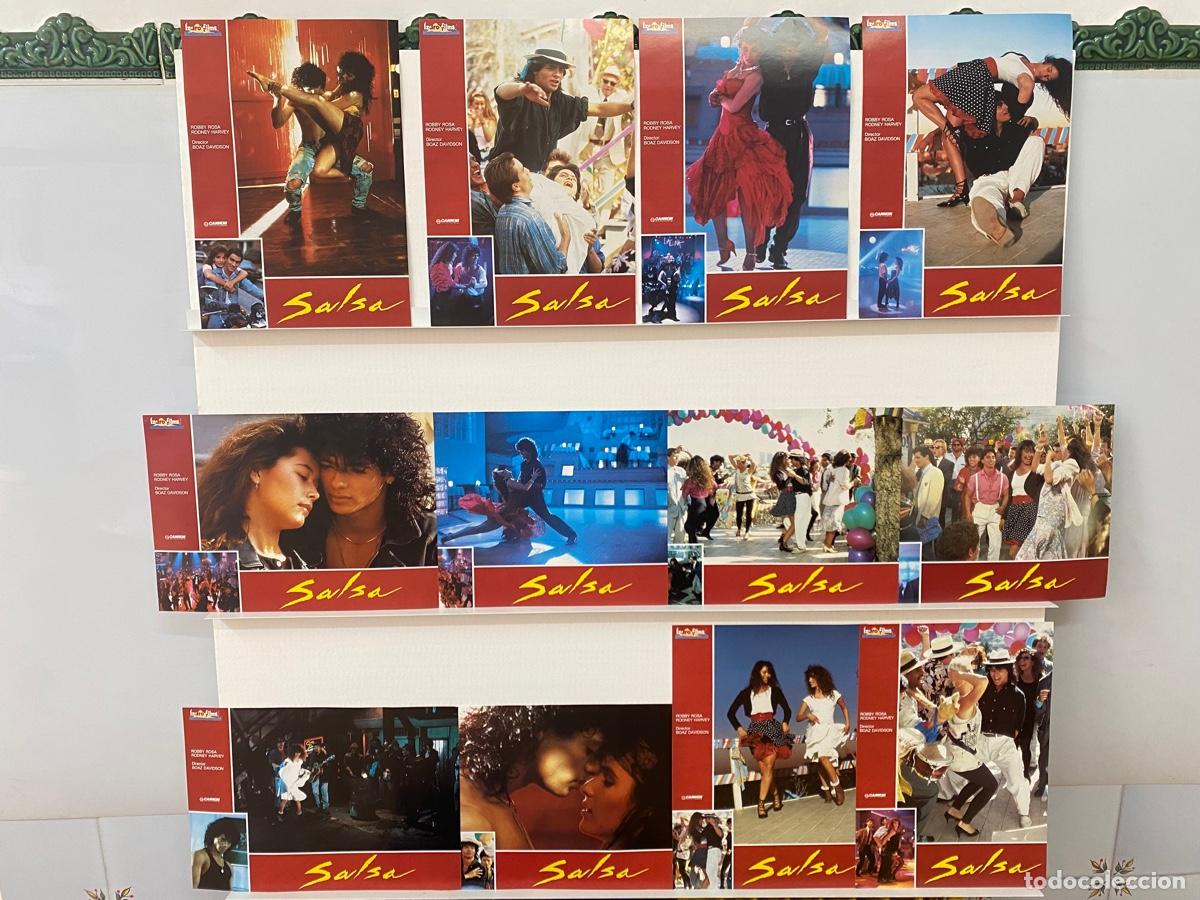 Cinema: SALSA. Rodney Harvey, Magali Alvarado, Miranda Garrison. 12 FOTOCROMOS ORIGINALES