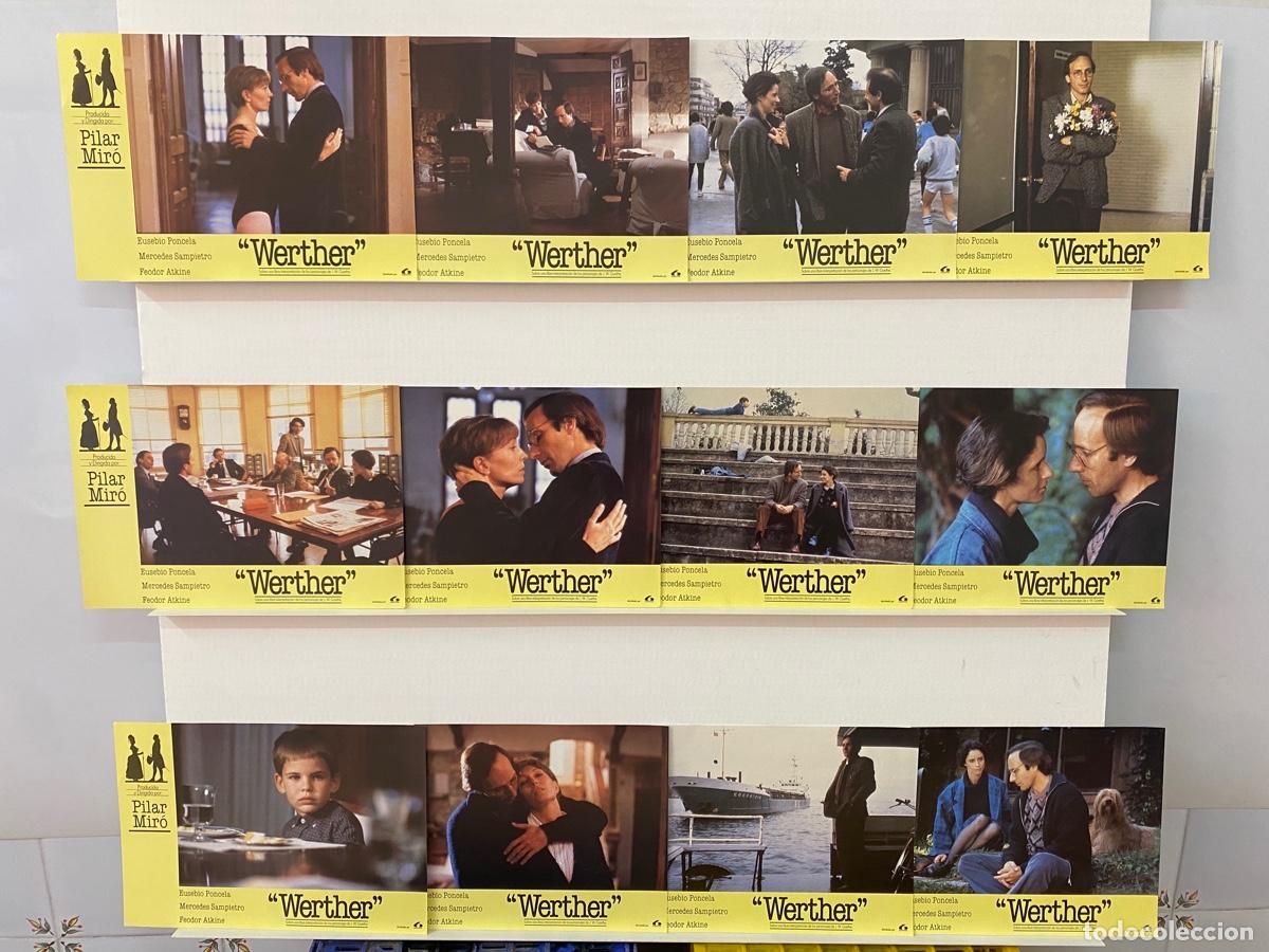 Cin&eacute;ma: WERTHER. EUSEBIO PONCELA, MERCEDES SAMPIETRO, FEODOR ATKINE. 12 FOTOCROMOS ORIGINALES