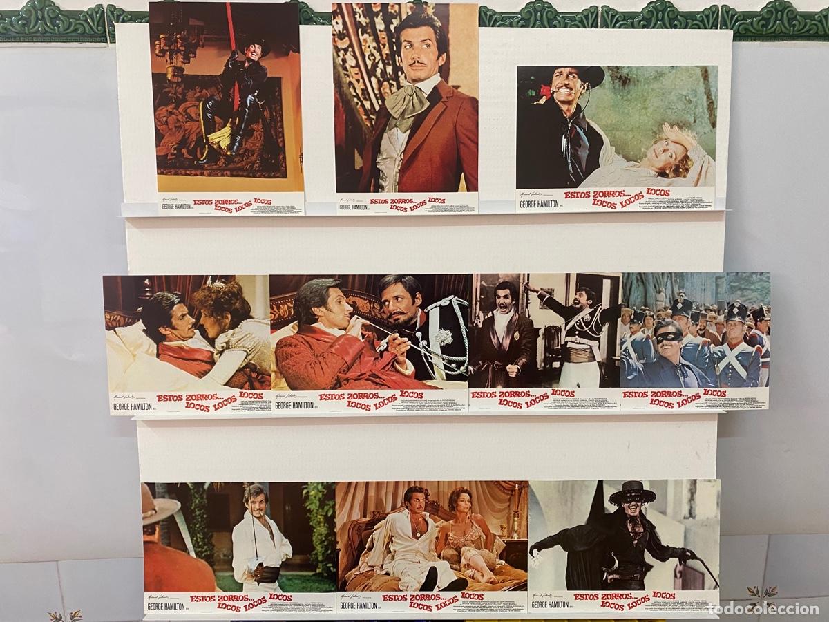 Cinema: ESTOS ZORROS, LOCOS, LOCOS, LOCOS. George Hamilton, Lauren Hutton, Brenda V.10 FOTOCROMOS ORIGINALES