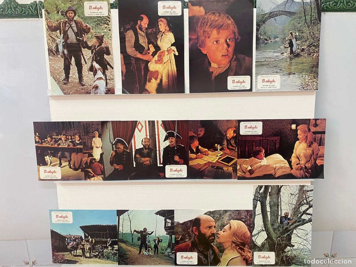 Cine: EL CABEZOTA.&Aacute;lvaro de Luna, Jacqueline Andere, Manuel Alexandre. 12 FOTOCROMOS ORIGINALES.