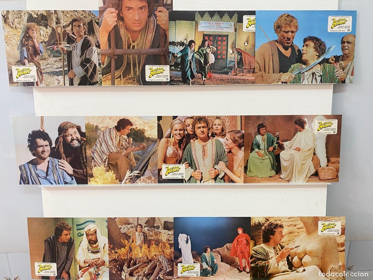 Cinema: SANT&Iacute;SIMO MOIS&Eacute;S. Dudley Moore, Laraine Newman, James Coco. 12 FOTOCROMOS ORIGINALES.