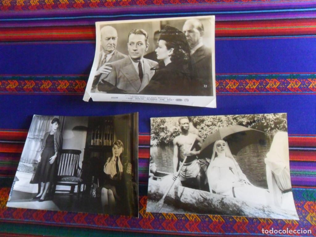 Cine: 2 FOTO AUDREY HEPBURN HISTORIA DE UNA MONJA Y LA CALUMNIA. REGALO THE HOUSE ACROSS THE BAY DE 1940.