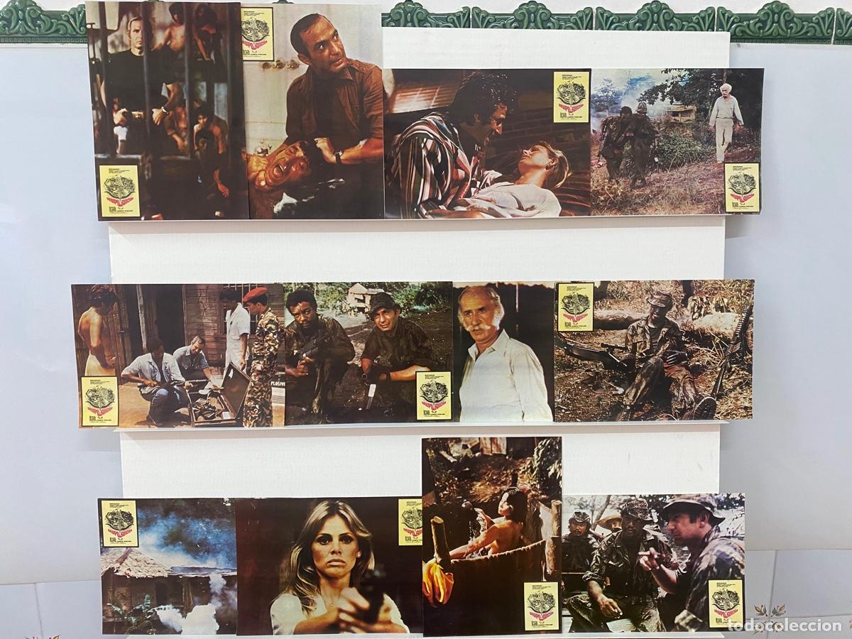 Cine: GRUPO SUICIDA. BEN GAZZARA, BRIT EKLAND, PAUL WINFIELD. 12 FOTOCROMOS ORIGINALES.