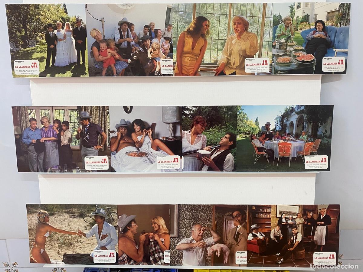 Cinema: LE LLAMABAN J.R.PEPE DA ROSA, MART SANTPERE, ANTONIO GARISA,. 12 FOTOCROMOS ORIGINALES.