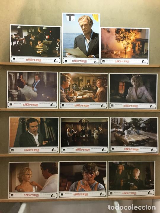 Cine: AK12D EL PACTO DE BERLIN MICHAEL CAINE SET COMPLETO 12 FOTOCROMOS ORIGINAL ESTRENO