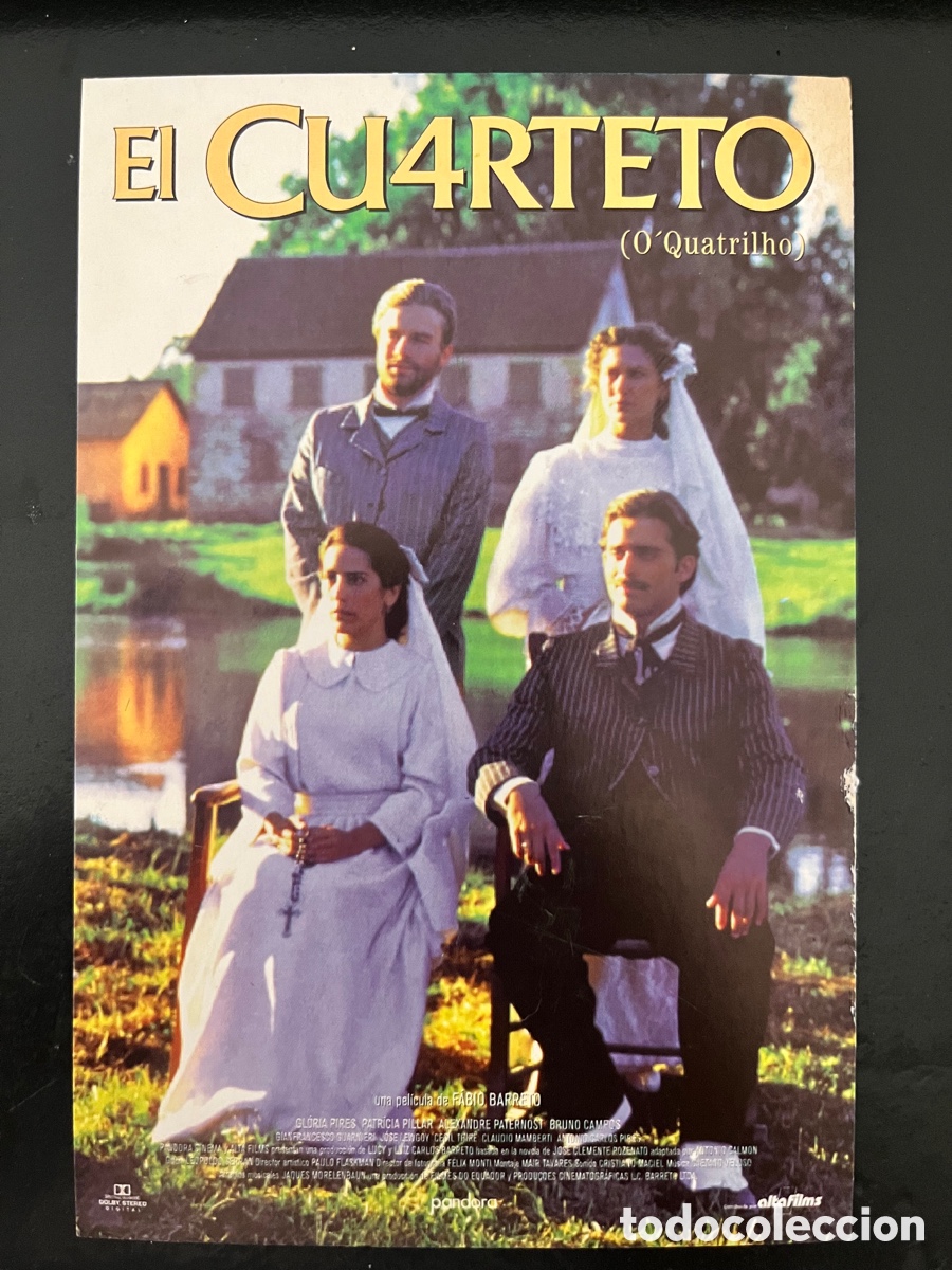Cinema: Postal pel&iacute;cula EL CUARTETO (EL CU4RTETO) de Fabio Barreto