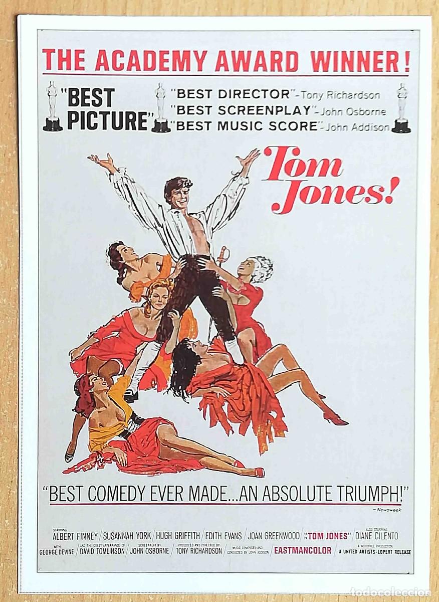 Cine: Tom Jones. Tony Richardson, U.K. 1963 (Albert Finney, Susannah York) Programa de mano revista acci&oacute;n
