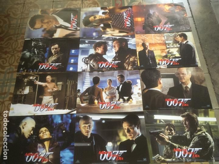 Cine: muere otro dia james bond 007 coleccion 12 fotocromos originales perfecto estado