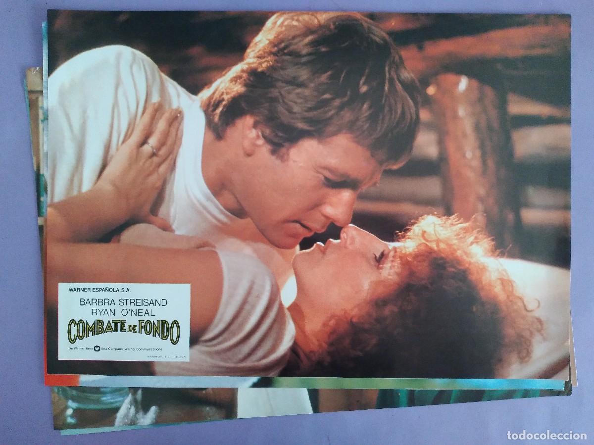 Cine: LOTE 7 FOTOCROMOS COMBATE DE FONDO BARBRA STREISAND RYAN O&acute;NEAL F 41