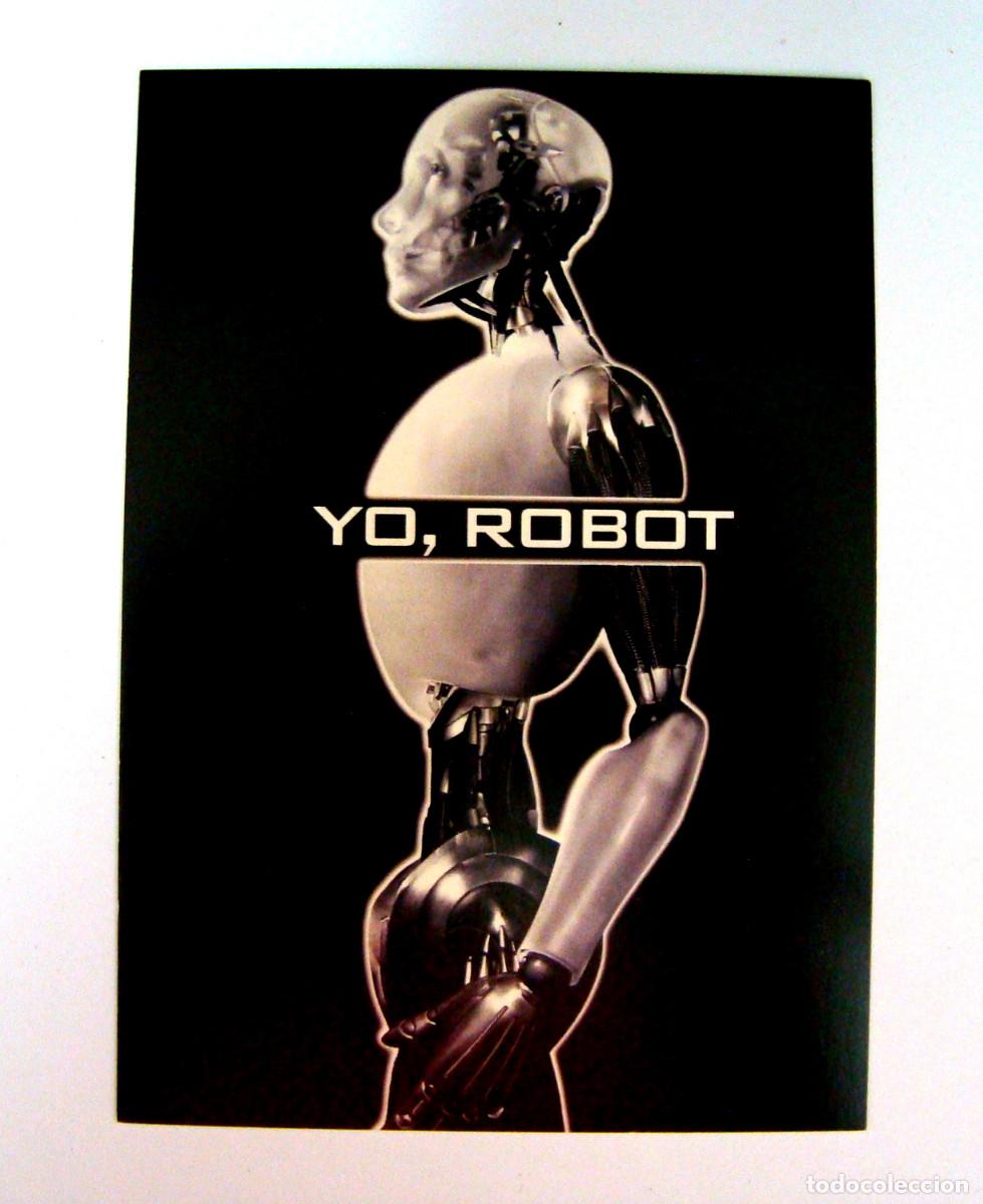 tarjeta publicitaria pelicula yo robot - Compra venta en todocoleccion