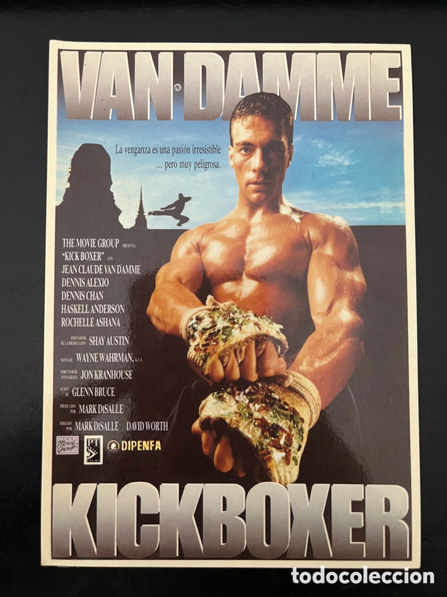 Cin&eacute;ma: Postal pel&iacute;cula KICKBOXER con Jean Claude Van Damme